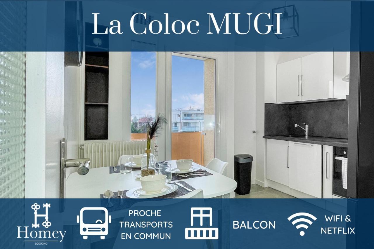 Homey La Coloc Mugi - Colocation Haut De Gamme - Chambres Privees - Balcon - Wifi Et Netflix - Proche Transports Commun Annemasse Eksteriør bilde