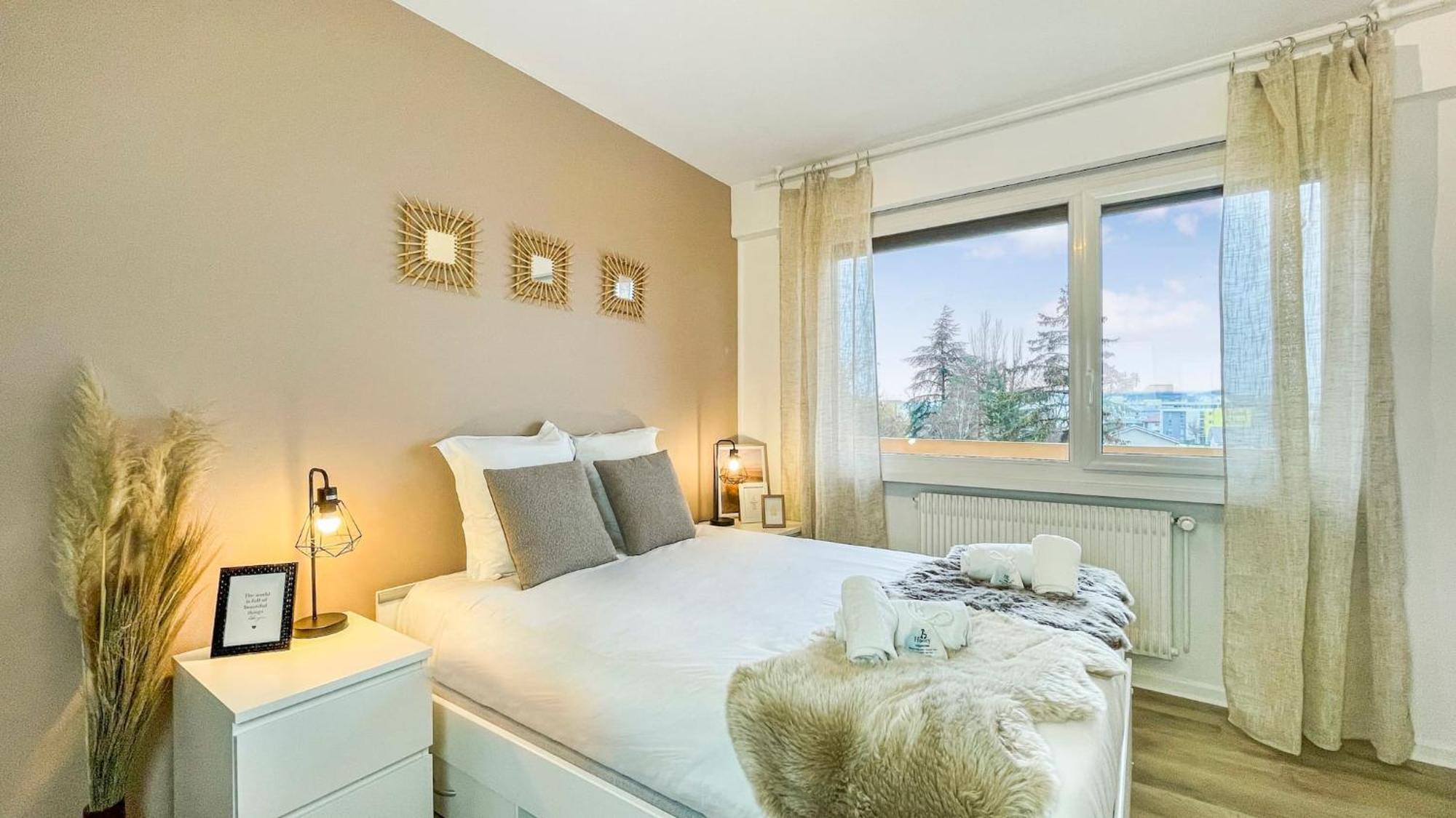 Homey La Coloc Mugi - Colocation Haut De Gamme - Chambres Privees - Balcon - Wifi Et Netflix - Proche Transports Commun Annemasse Eksteriør bilde